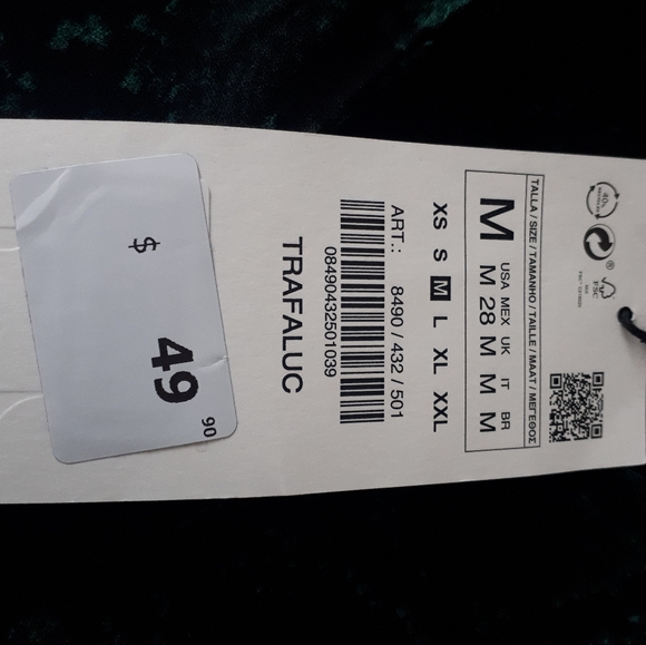 NWT Zara Trafaluc Snake Animal Print Mini Dress - Picture 4 of 7